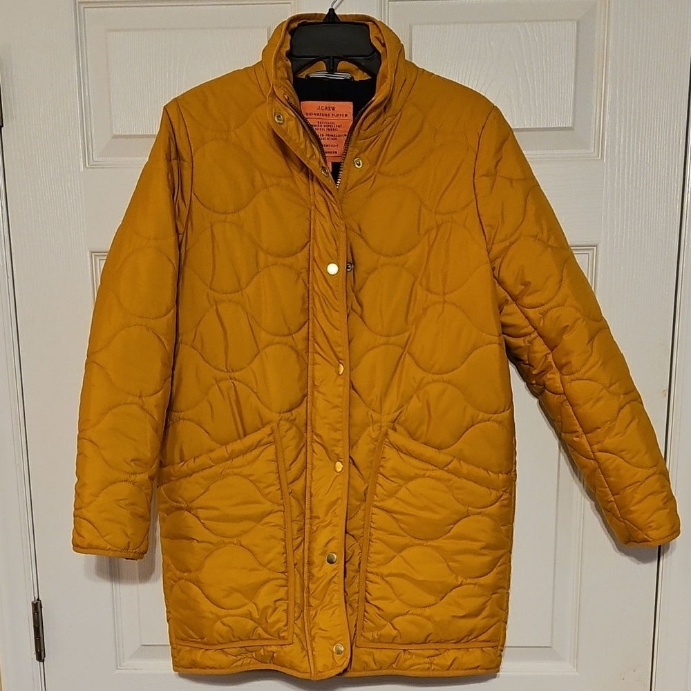 L.L. Bean Men's Puffer Jacket in Golden Mustard FLAW